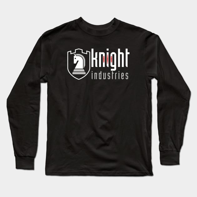 Knight Industries - White Long Sleeve T-Shirt by spicytees